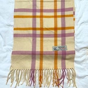 Italy Designed Beige Fringe Scarf